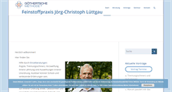 Desktop Screenshot of feinstoffpraxis-luettgau.de
